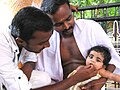 Image 1Annaprashanam is the rite of passage where the baby is fed solid food for the first time. The ritual has regional names, such as Choroonu in Kerala. (from Samskara (rite of passage))
