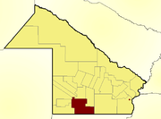 Location of Mayor Luis Jorge Fontana Department within Chaco Province