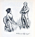 Image 31"Oh Edward! How can you?", a late-19th-century illustration from Sense and Sensibility (1811) by Jane Austen, a pioneer of the genre (from Romance novel)