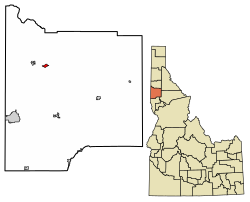 Location in Latah County, Idaho