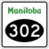 Provincial Road 302 marker