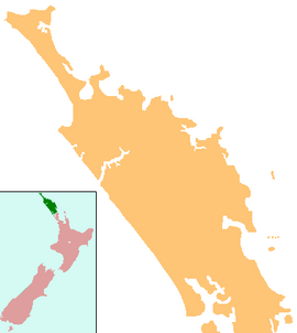 Ōruawharo River is located in Northland Region