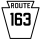 Pennsylvania Route 163 marker