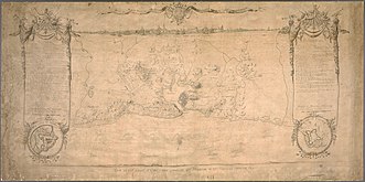 Relief shown by shading, oriented with north toward the lower left. Insets: Castle of Morro—Fort of La Punta