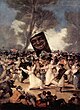 The Entierro de la Sardina (a fiesta), by Francisco de Goya