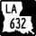 Louisiana Highway 632 marker