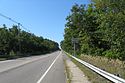 MA Route 18 southbound entering Bridgewater, MA