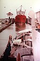 View from the aft of Sagebrush in the Panama Canal, 1984