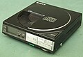 Image 34The portable Discman CD player, which was released in 1984 and precipitated the displacement of LPs (from Album era)