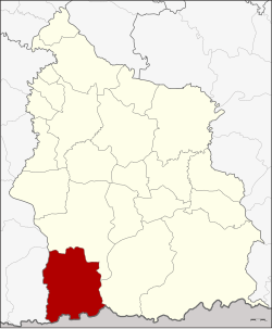 Amphoe location in Sisaket province