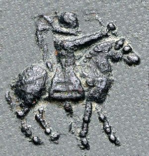 Silver coin of the Apracaraja Vijayamitra of Apracharajas