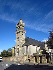 The church of Saint-Ténénan, in Plabennec