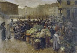 Farmers' wives at Højbro Plads (1883)