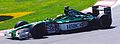 Pedro de la Rosa driving the Jaguar R2 at the 2001 Canadian Grand Prix.