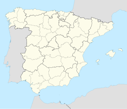2017–18 OK Liga Femenina is located in Spain