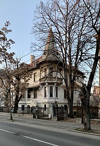 Maria Ioanidi House on Bulevardul Dacia, Bucharest, by Ion D. Berindey, 1911[4]