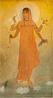 Bharat Mata by Abanindranath Tagore (1871-1951), a nephew of the poet Rabindranath Tagore, and a pioneer of the Bengal School of Art