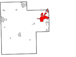 Location within Creek County and Oklahoma