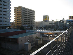 View from Fujieda Station