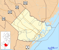 Smithville is located in Atlantic County, New Jersey