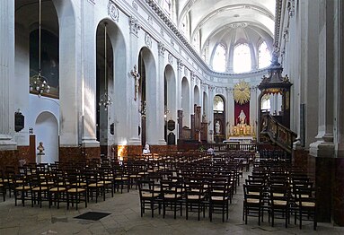 The nave, looking toward the altar