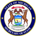 Seal of the secretary of state of Michigan