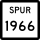 State Highway Spur 1966 marker