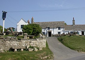 Pathway up to the pub