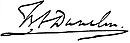 Brooke Foss Westcott's signature