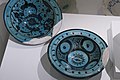 Ceramic plates on display as part of the museum