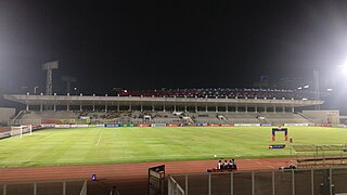 The stadium before a 2019 Liga 1 match