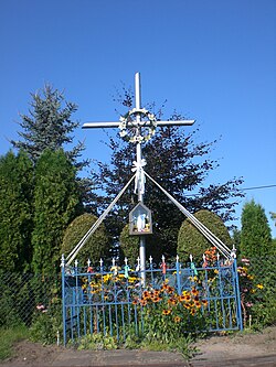 Wayside cross in Ośno
