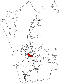 Location of Albert-Eden