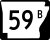 Highway 59B marker