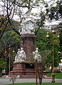 View of the Monument of France to Argentina, sculpted by Émile Peynot and gifted by the French community.