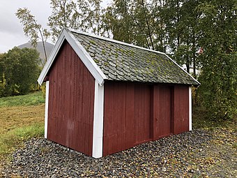 Storage building for the church