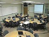 NCSU Pilot room after modifications, seating 54 students]