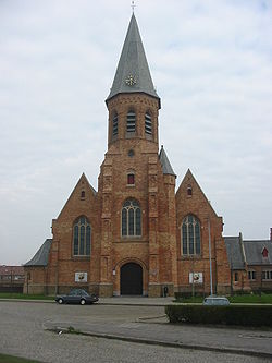 The church of Zeebrugge