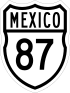 Federal Highway 87 shield