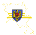 Flag map of Chişinău