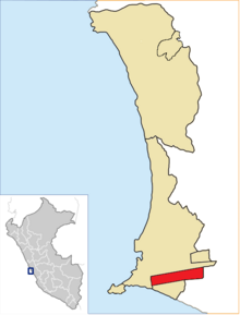 Location of Bellavista in the Constitutional Province of Callao