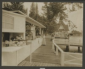 Concessions at Madison Park, c. 1897