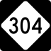 North Carolina Highway 304 marker