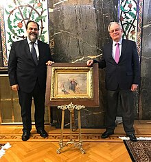 In 2022, Nikolas D. Pateras donated the artwork "Papaflessas" by the painter Simeon Savvidis to the Hellenic Parliament. The project was received by the president of the Parliament, Konstantinos Tasoulas