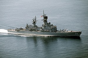 USS Jouett (CG-29) underway in 1992