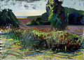 "Bornholm landscape", Oil paint on canvas