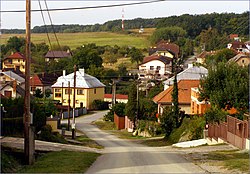 Street and housing in a part of Lorinčík
