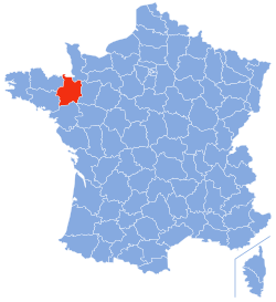 Location of Ille-et-Vilaine in France