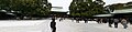 Meiji Shrine main yard panorama