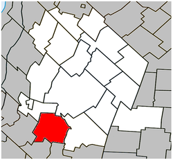 Location within Les Maskoutains RCM
